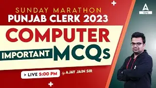 PSSSB Clerk Preparation | PSSSB Clerk Computer | Important MCQs