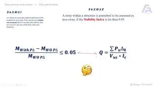 Stability Coefficient as per BNBC 2020 (Pt 1 of 2)