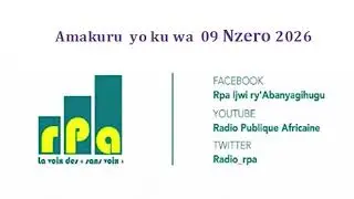 Amakuru  yo ku wa  09 Nzero 2026