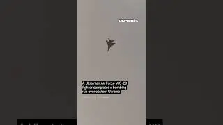 Ukrainian MiG-29 Fighter Completes a Bombing Run Over Eastern Ukraine #warinukraine #aviation