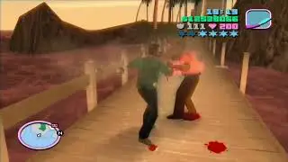 Grand Theft Auto: Vice City Fighting people with Knife