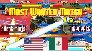 @mvsc: silent-ninja (US) vs DRPEPPER (MX) [Marvel vs Capcom Fightcade] Sep 5