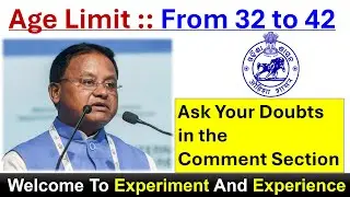 Max Age Limit UR Category is Now 42 in Odisha  ❌#odishapolice❌ #ossc #opsc #osssc   #ssb