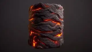Lava Rock made in Substance Designer
