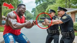 Racist Cops Corner Black Man &mdash; But He's Not the Victim, They're the Target