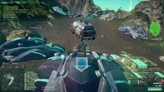 Planetside 2 Massive Tank Battle HD (PS2 Huge Armor Column Assault VANU vs NC)