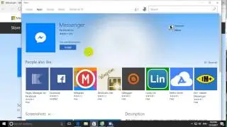 Apps: Facebook Messenger windows 10 (update 16/01/2017) ✅