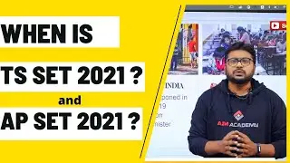 TS SET / AP SET 2021 ? | Expected Date !