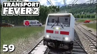 Transport Fever 2 S12/#59: Die neue Strecke wird fertig, die BR 146.5 mit IC-Wagen kommt aufs Gleis