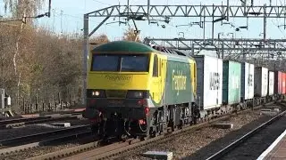 Trains through Colchester station