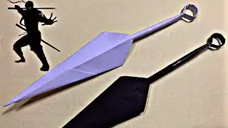 C&aacute;ch Gấp KUNAI Bằng Giấy Đơn Giản CỰC ĐỈNH | ORIGAMI VN