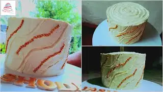 Rounded Birthday Cake Decoration || @kumeecakes9685