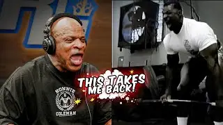Ronnie Coleman REACTS to his BEST LIFT Drug Free