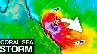 Developing Coral Sea Tropical Low Forecast This Weekend