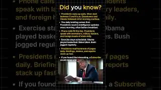 Daily Life Of US Presidents