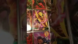 01 My 1993 Marvel masterpiece card collection and misc  cards