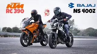 Ktm Rc 390 vs Bajaj Ns 400z || DRAGRACE