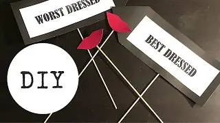 Photo Booth Prop DIY | How To Make Photo Booth Props