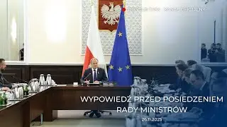 Donald Tusk: Wypowiedź przed posiedzeniem Rady Ministr&oacute;w, 26.11.2025