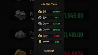 Live Precious Metals Spot Price Update Today | Gold & Silver Spot Price (Nov 24, 2025)