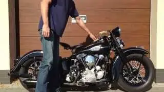 Harley Davidson FL Knucklehead 1942 year