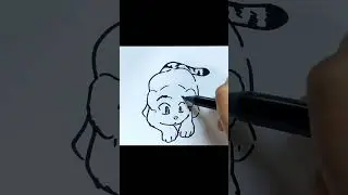 How to draw Snow Leopard