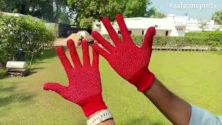 Heega PVC Dotted Cotton Gloves for Tennis & Cricket #saleonsport #gloves #innergloves