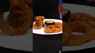 fried onion ring #recipe #food #cooking #reels #shorts