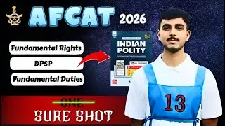 AFCAT 2026  | Polity That Decides Your Score 🔥 | Concepts, Traps & Exam Logic