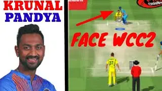 How to Customize/make face of Krunal Pandya in WCC2 Cricket game|| How to make Yuvraj Singh's face.