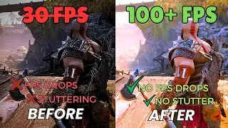 HOW to FIX GOD of WAR RAGNAROK PC FPS DROP & Stuttering, Freezing, Lag | For Low End PC