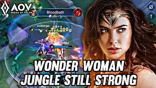 WONDER WOMAN GAMEPLAY | BEST BUILD - ARENA OF VALOR