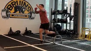Rear Foot Elevated Split Squat Tuck Jump