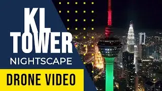 KL Tower Lights Up For Tajikistan National Day / Menara KL / Drone Video / WolFang Digital