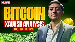 🔴 LIVE: Gold & Bitcoin Market Analysis | ICT Concepts & Smart Money Flow | @CandleCrown_05
