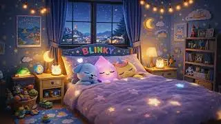Blinky&rsquo;s Cozy Bedtime 🌙 | 7-Hour Sleep Music Loop for Kids & Toddlers