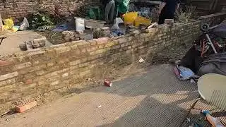 Rebuilding a garden wall in North London #wall #brick #construction #fypage #fypシ #fypシ゚viral #fypシ゚