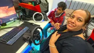 Mummy gaming kar rahi 🥰 monster pc