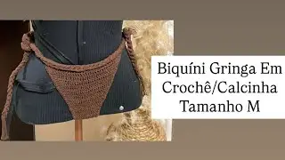 Parte da calcinha biqu&iacute;ni gringa mais perfeita e f&aacute;cil de fazer #comofazercroche #biquinidecroche