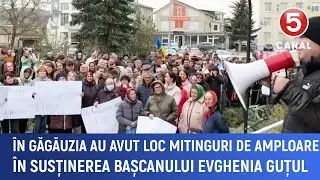 &Icirc;n Găgăuzia au avut loc mitinguri de amploare &icirc;n susținerea bașcanului Evghenia Guțul
