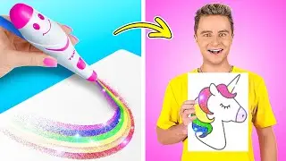 Genialne prace artystyczne i szkolne triki! 🎨✨ Bogaci vs Biedni Uczniowie z 123 GO!