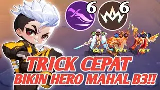 TRICK CEPAT BIKIN HERO MAHAL B3!! GINI TRICKNYA PAKE COMMANDER CHOU AUTO GAMPANG HERO B3