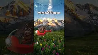 monkey helicopter ; monkey ne udaya helicopter ; helicopter animation