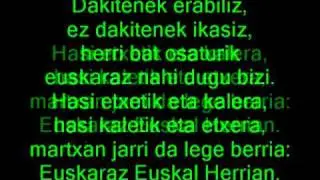 Behin Betiko (letrarekin)