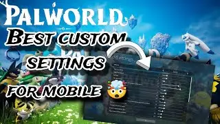 The best custom settings palworld in mobile😱 || palworld gameplay || palworld in mobile🤯