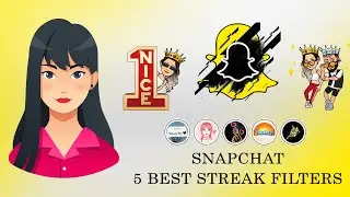5 Best Snapchat Streak Filter 💯 | Snapchat Streak Idea | Creative Streak Girls | Blur | Snap Guru |