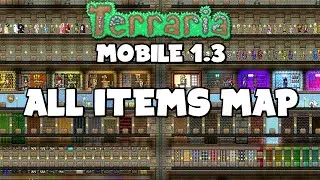 Terraria Mobile 1.3 | All Items Map, IOS 13 Download Tutorial