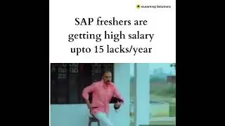 SAP freshers are getting high salary....