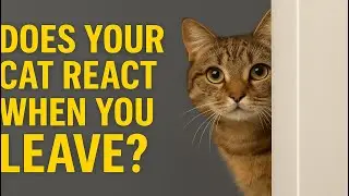 Votre chat montre-t-il une r&eacute;action lorsque vous quittez la pi&egrave;ce ?