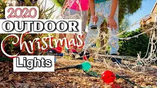 2020 CHRISTMAS DECORATE WITH ME CHRISTMAS OUTDOOR DECORATIONS- CHRISTMAS TREE OUTSIDE 🎄
